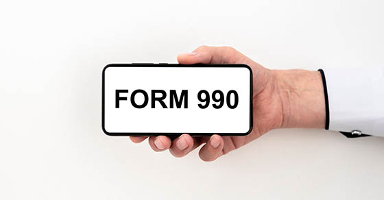 Thinking ahead to your next Form 990